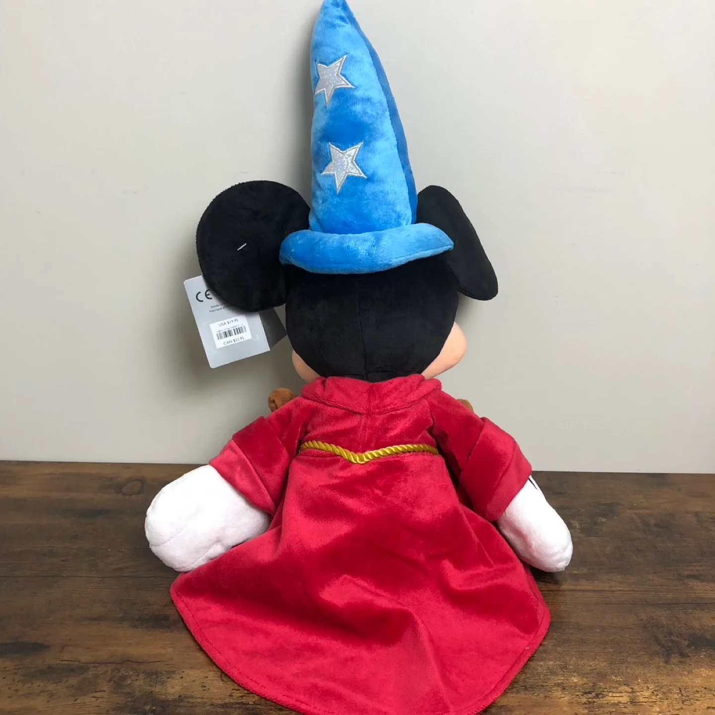 NWT Disney Store Sorcerer Mickey Mouse Plush Toy image indicator(6)