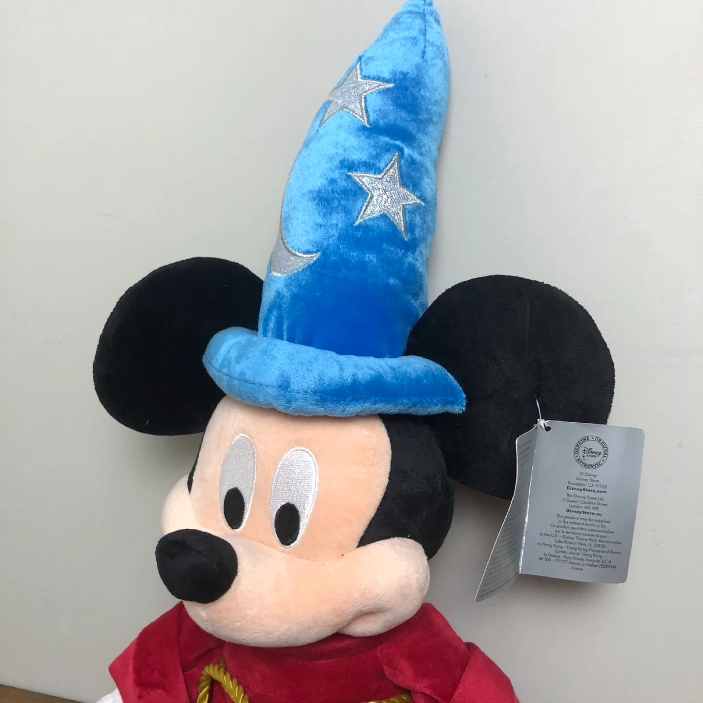 NWT Disney Store Sorcerer Mickey Mouse Plush Toy image indicator(2)