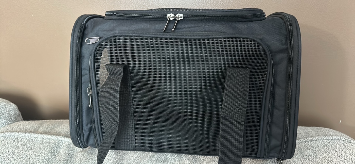 Black Pet Carrier Bag