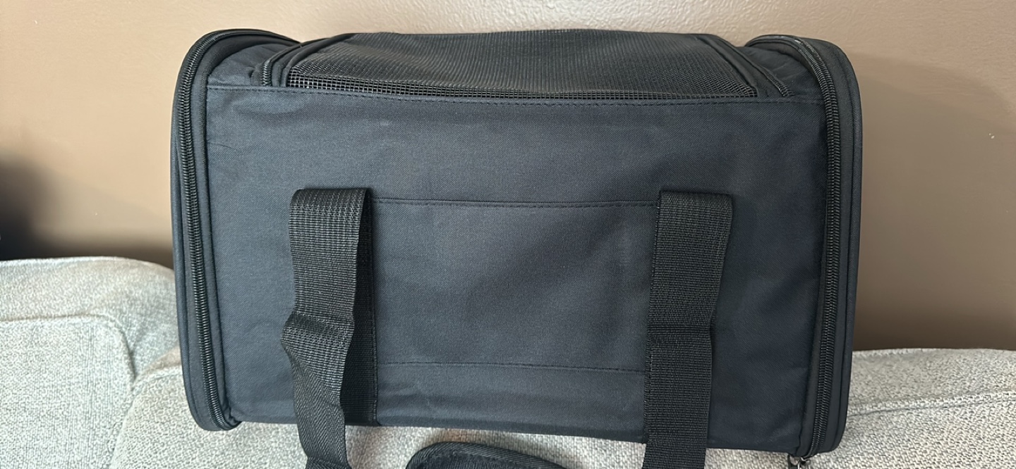 Black Pet Carrier Bag - photo 2