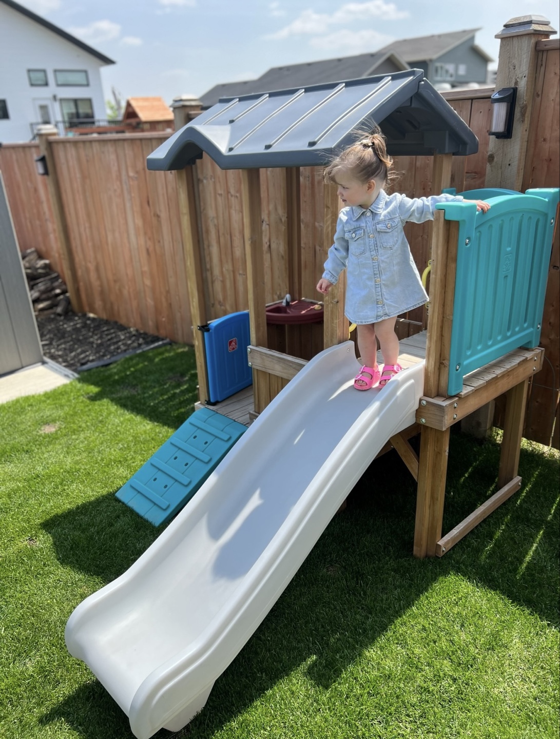 Step2 Woodland Adventure Playhouse & Slide - photo 4