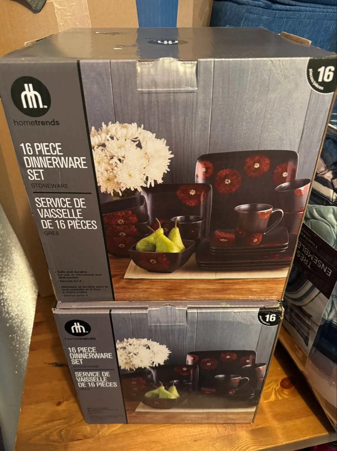 Hometrends 16-Piece Stoneware Dinnerware Set thumbnail