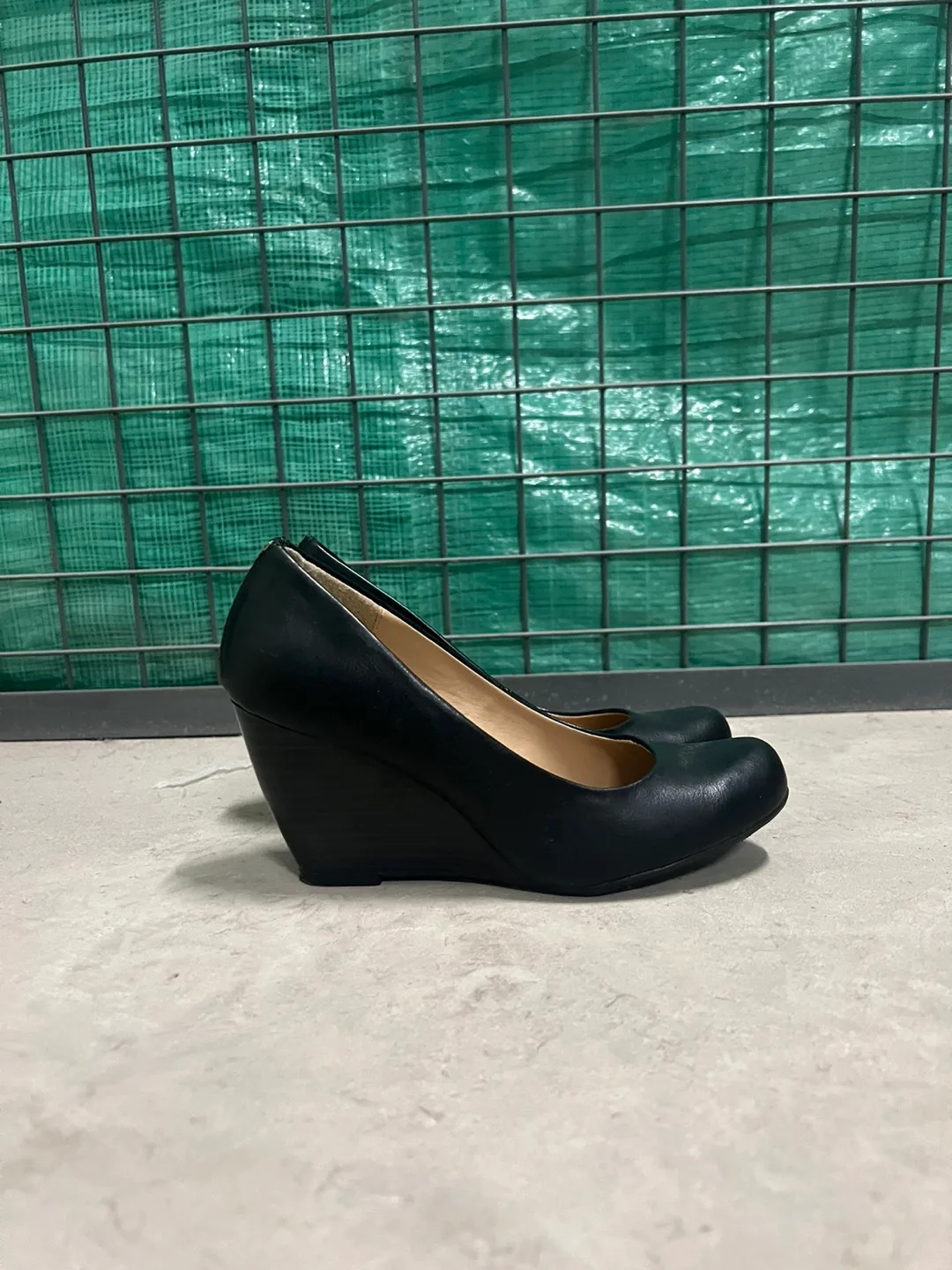 Call It Spring Black Wedge Heels – Size 6 thumbnail