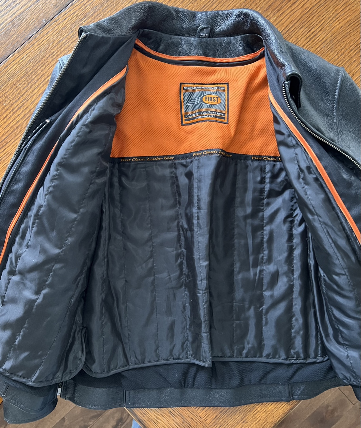 🥕First Classics Women's Leather  motorcycle jacket - photo 2