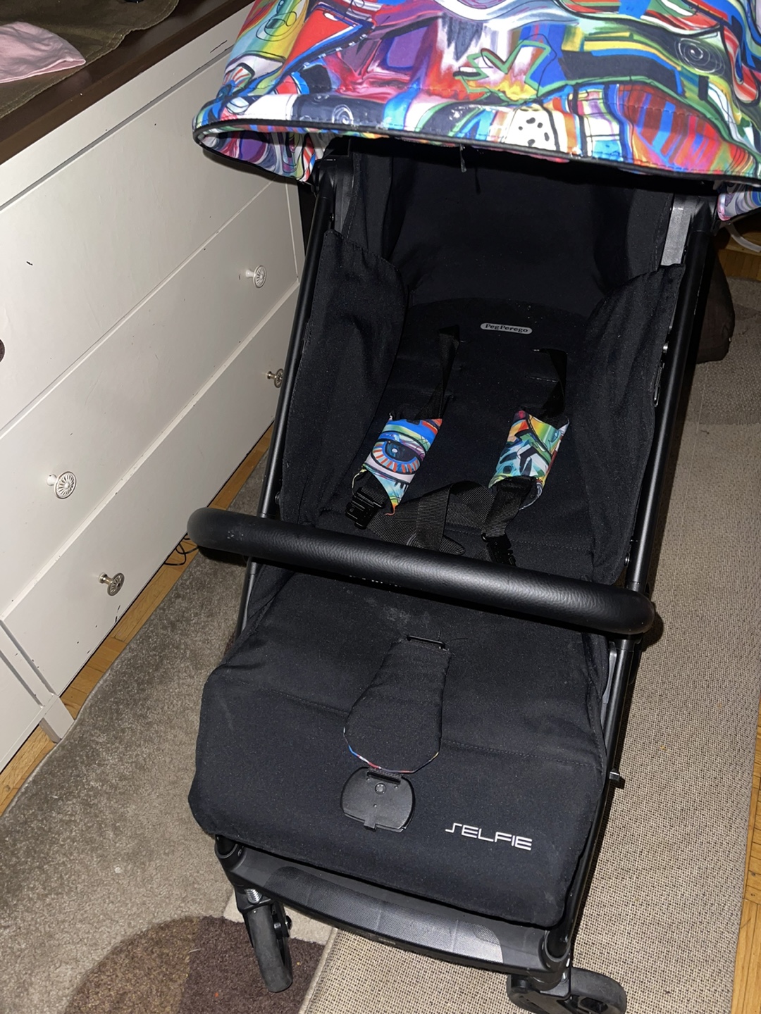Peg Perego Selfie Stroller - Graffiti Print Canopy - photo 4