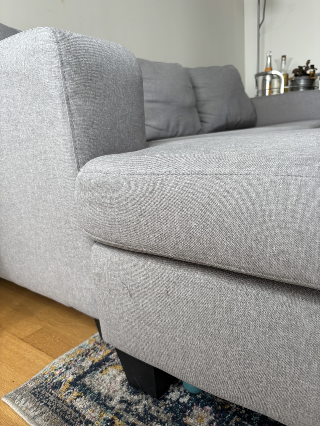 Grey Sectional Sofa - photo 3