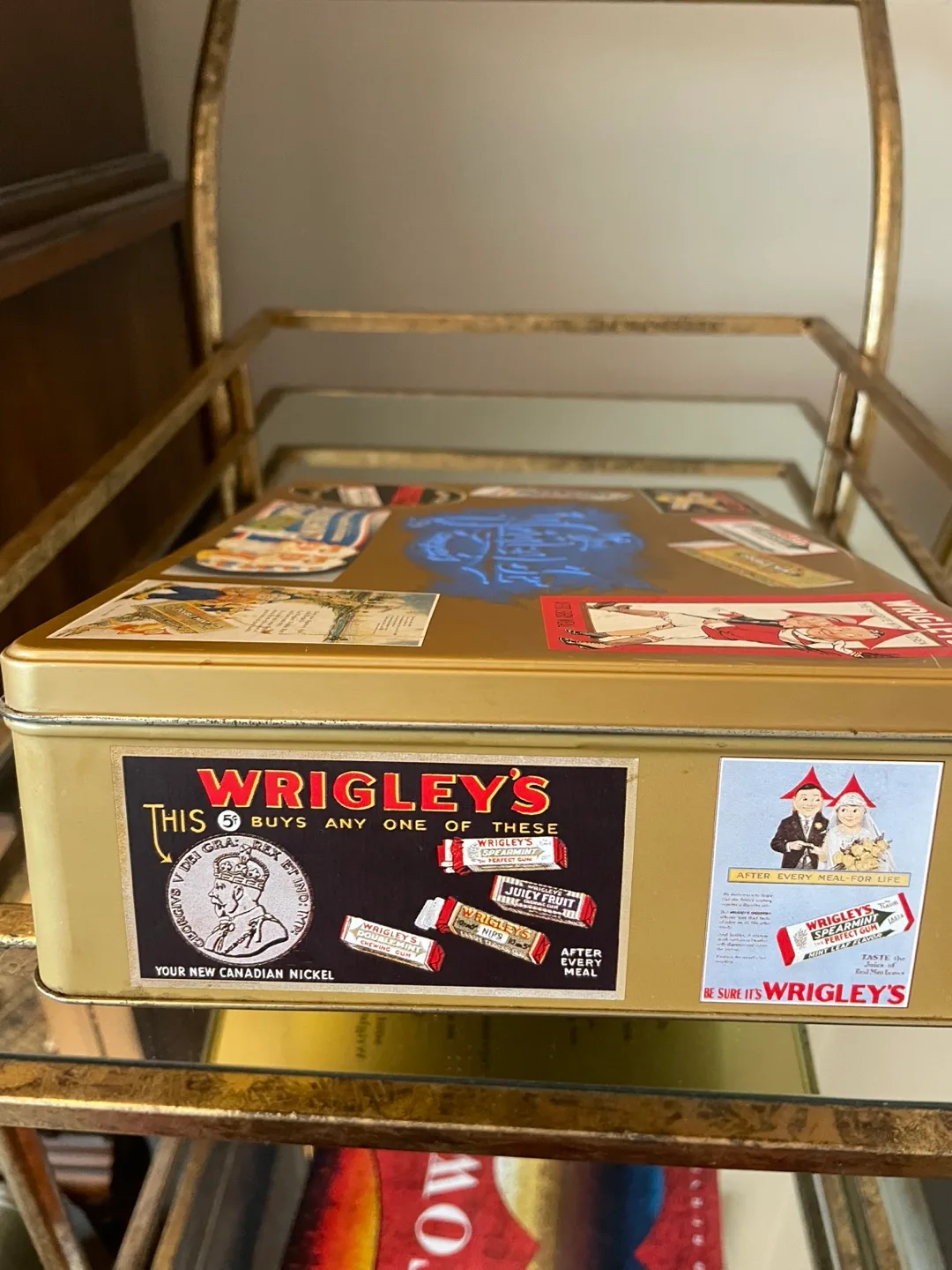 Vintage Wrigley's Collectible Tin image indicator(3)