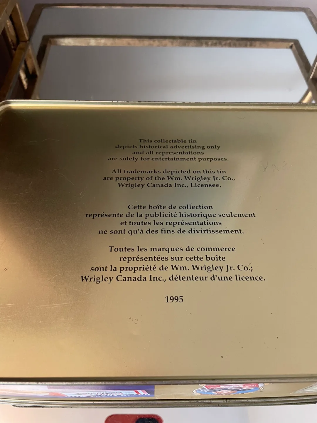 Vintage Wrigley's Collectible Tin image indicator(2)