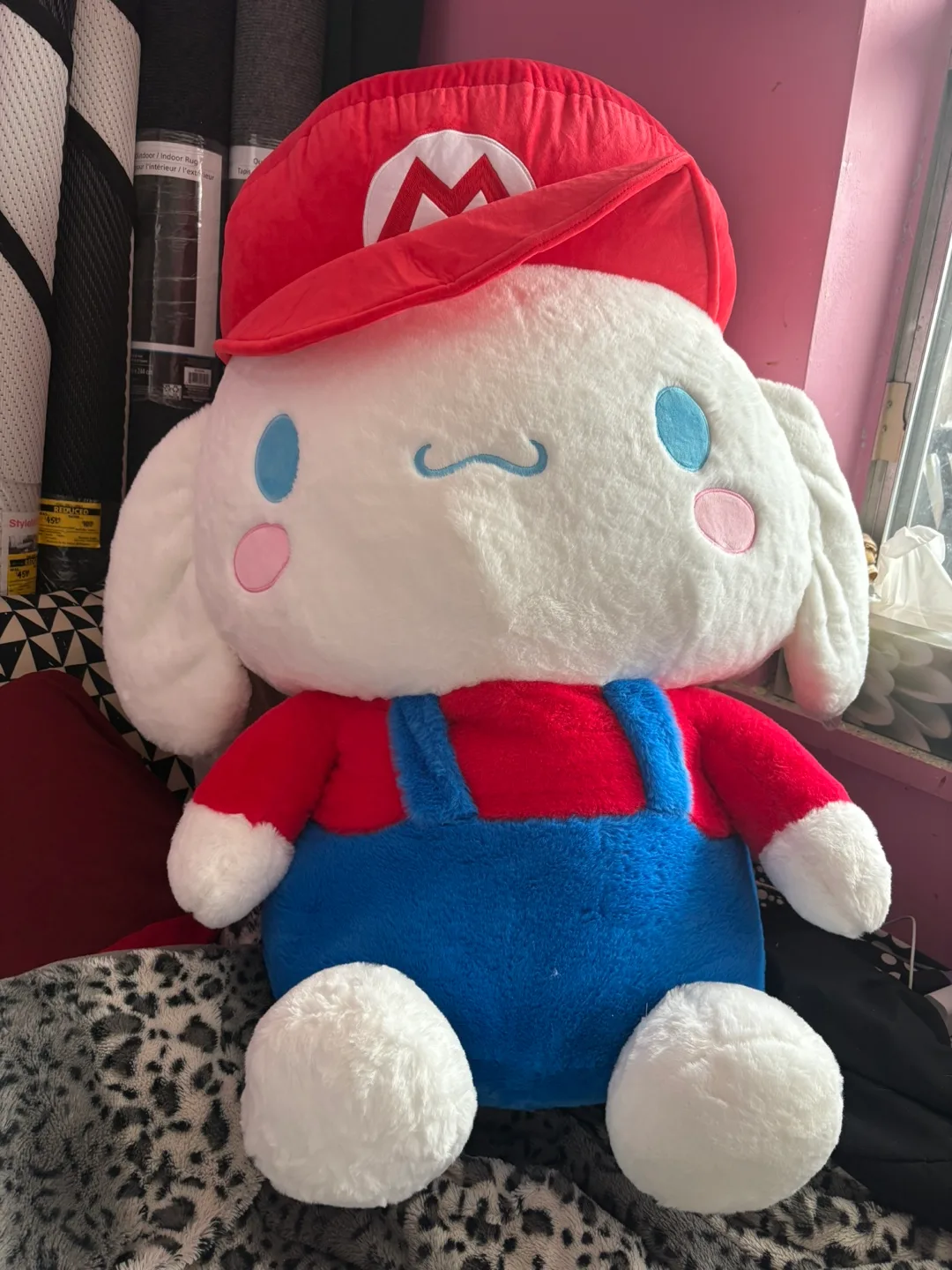 Large Cinnamoroll x Mario Plush Toy image indicator(2)