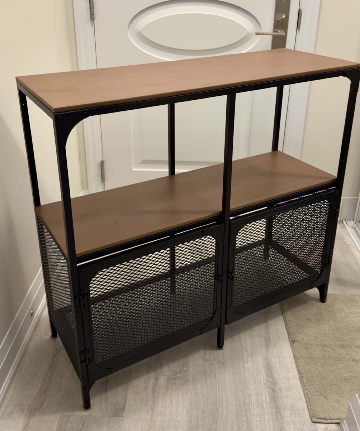 Moving Sale: Industrial Style Storage Cabinet - photo 2