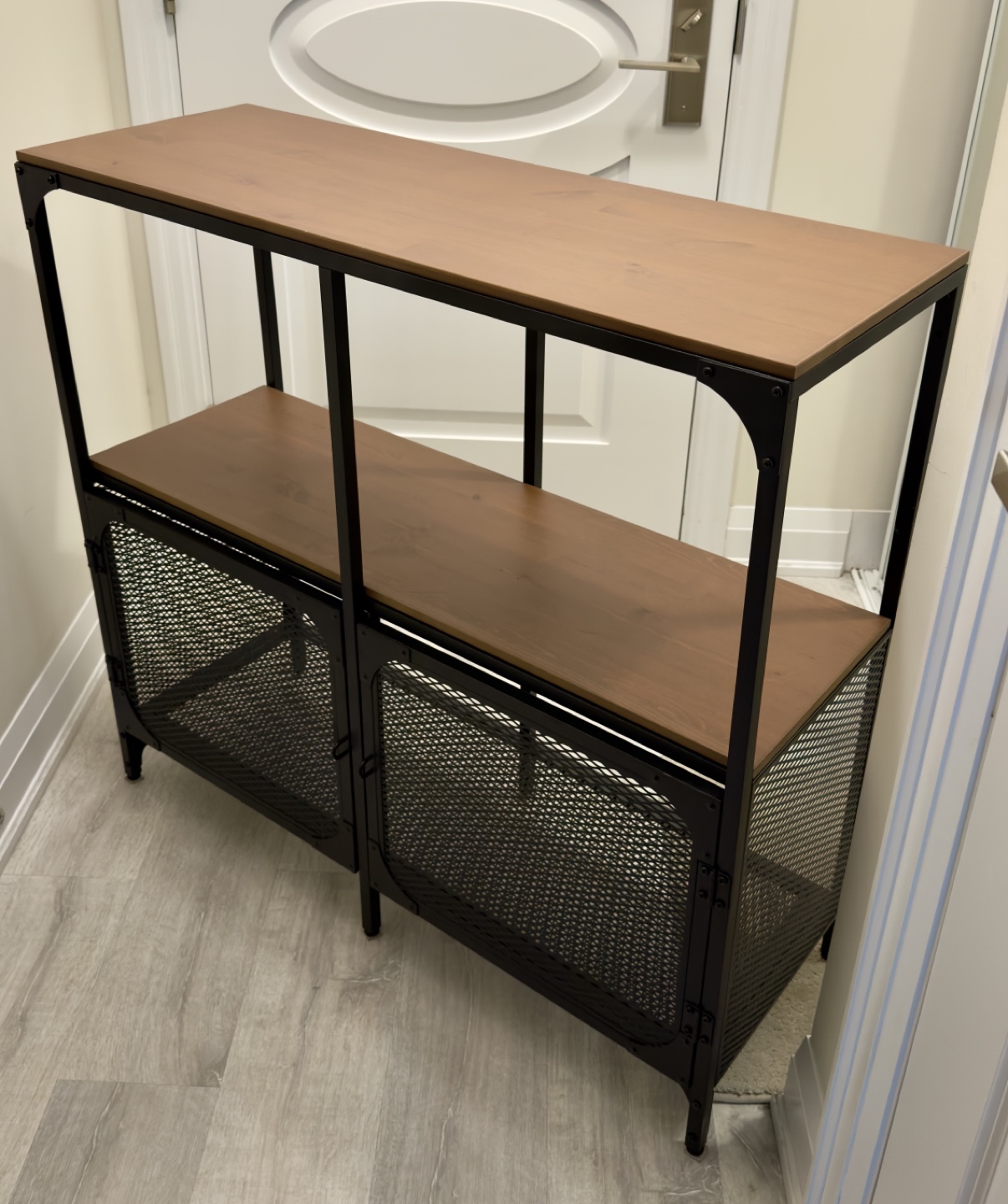 Moving Sale: Industrial Style Storage Cabinet - photo 3