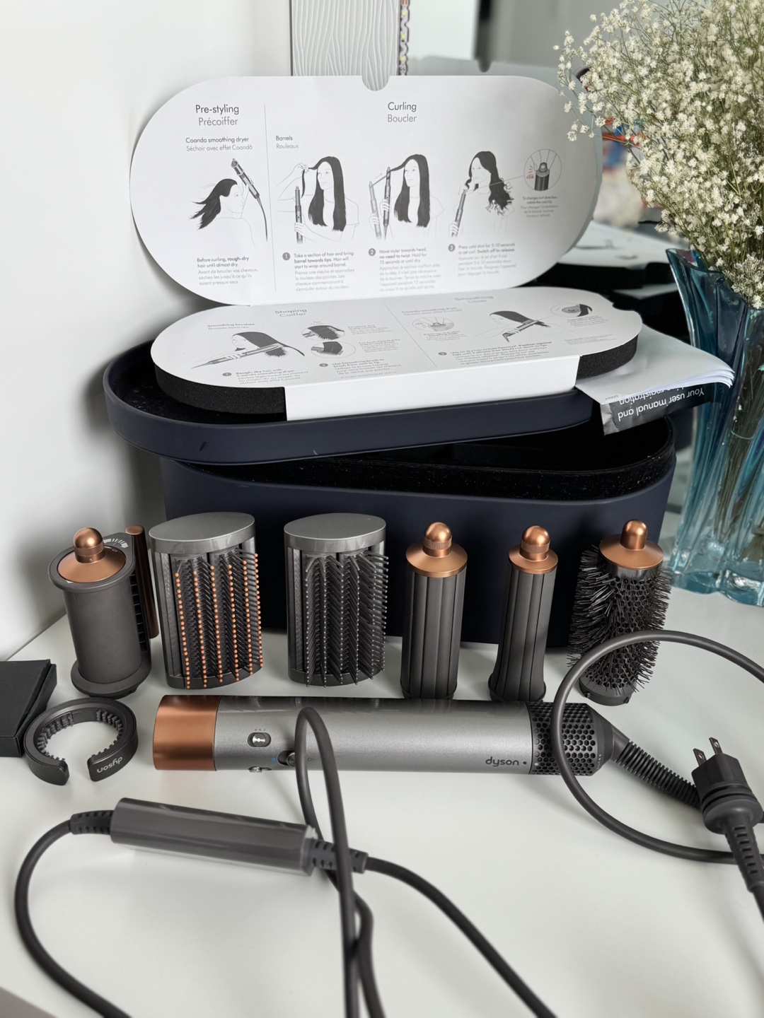 Dyson Airwrap Complete Long Hair Styler (Nickel/Copper)