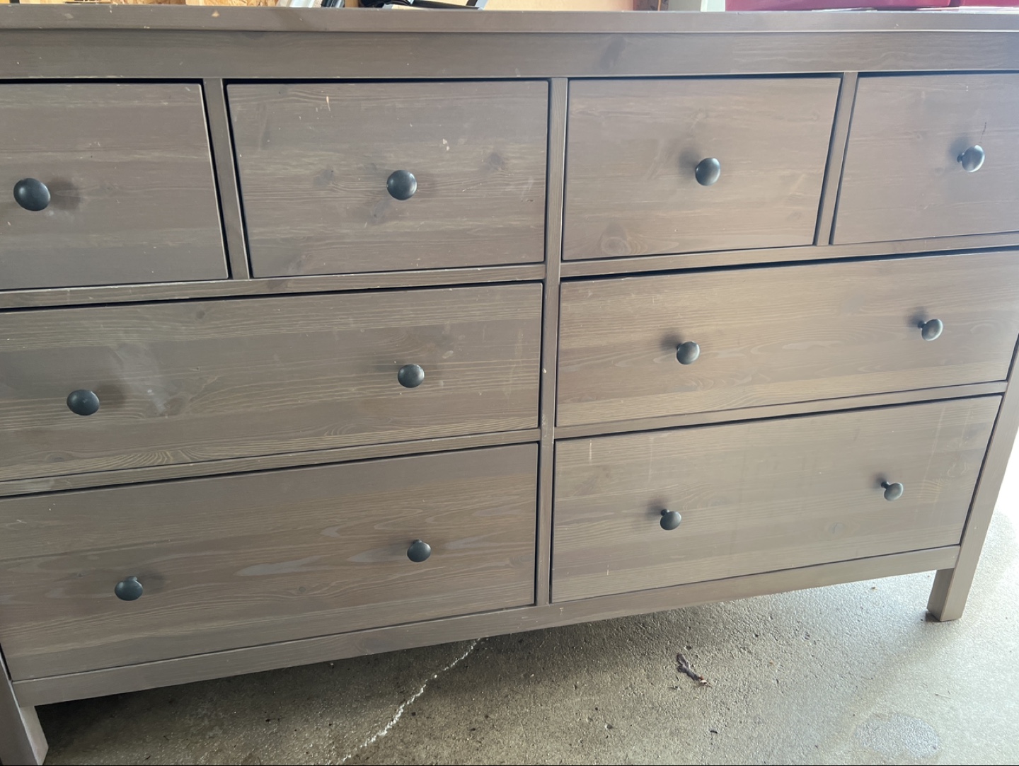 IKEA MALM 8-Drawer Dresser - Grey-Brown - photo 4