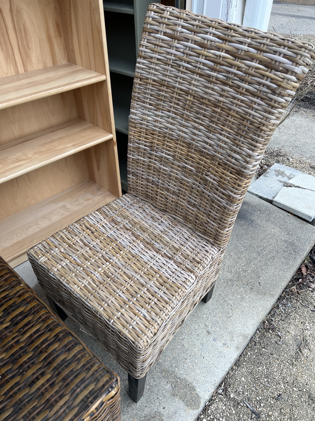 Wicker Patio Set - 2 Chairs & Coffee Table - photo 3
