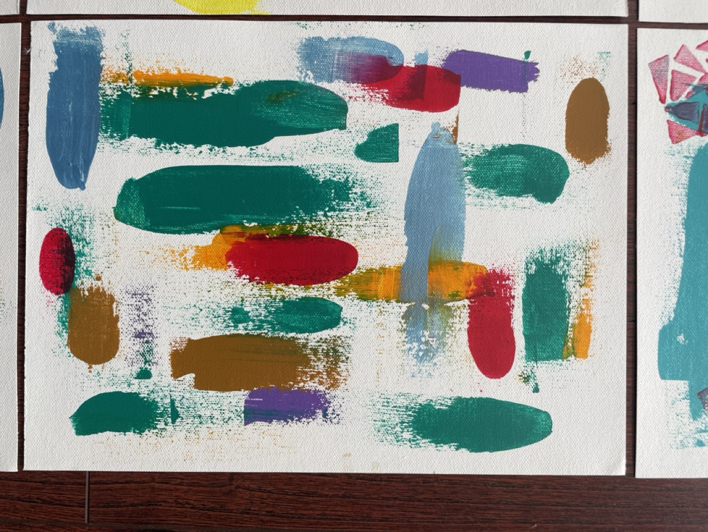 6 Original Abstract Acrylic Paintings - photo 3