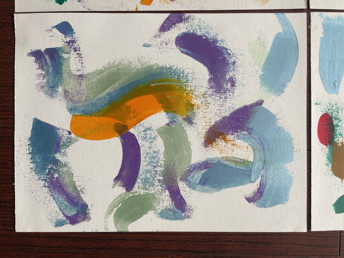 6 Original Abstract Acrylic Paintings - photo 4