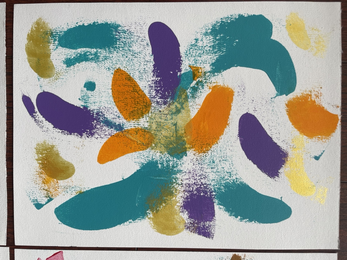 6 Original Abstract Acrylic Paintings - photo 5