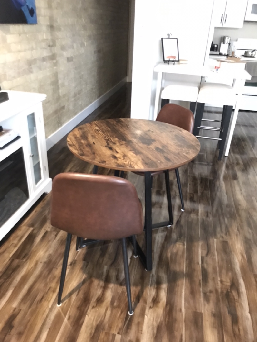 [Only Until 4/24!] Brown Faux Leather Dining Chairs
