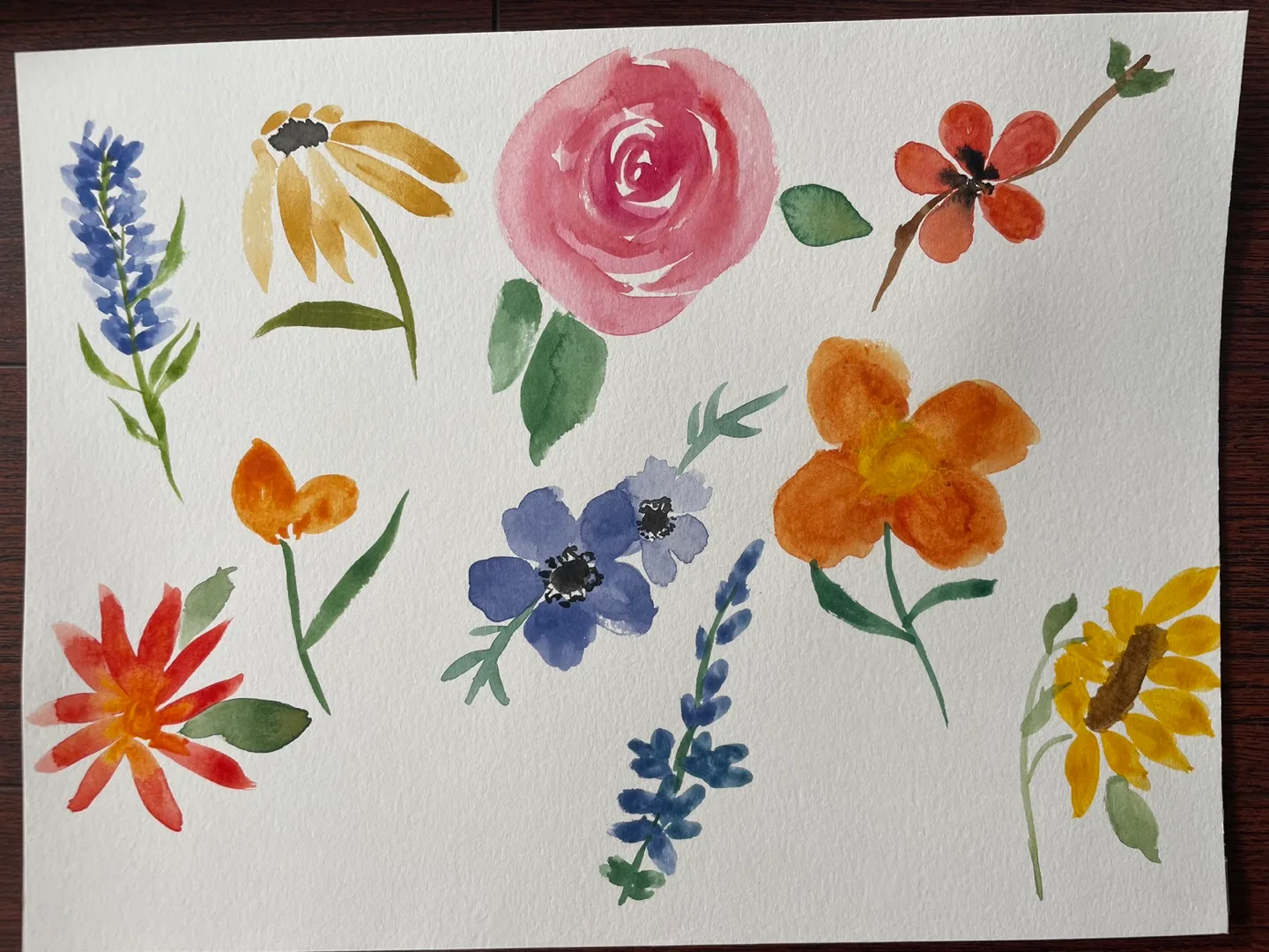 Original Watercolours + Acrylic Paintings image indicator(6)