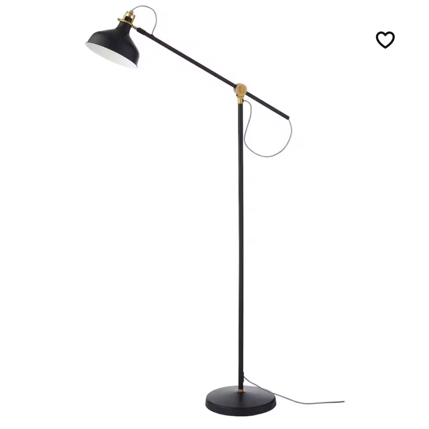 IKEA RANARP Black Floor Lamp