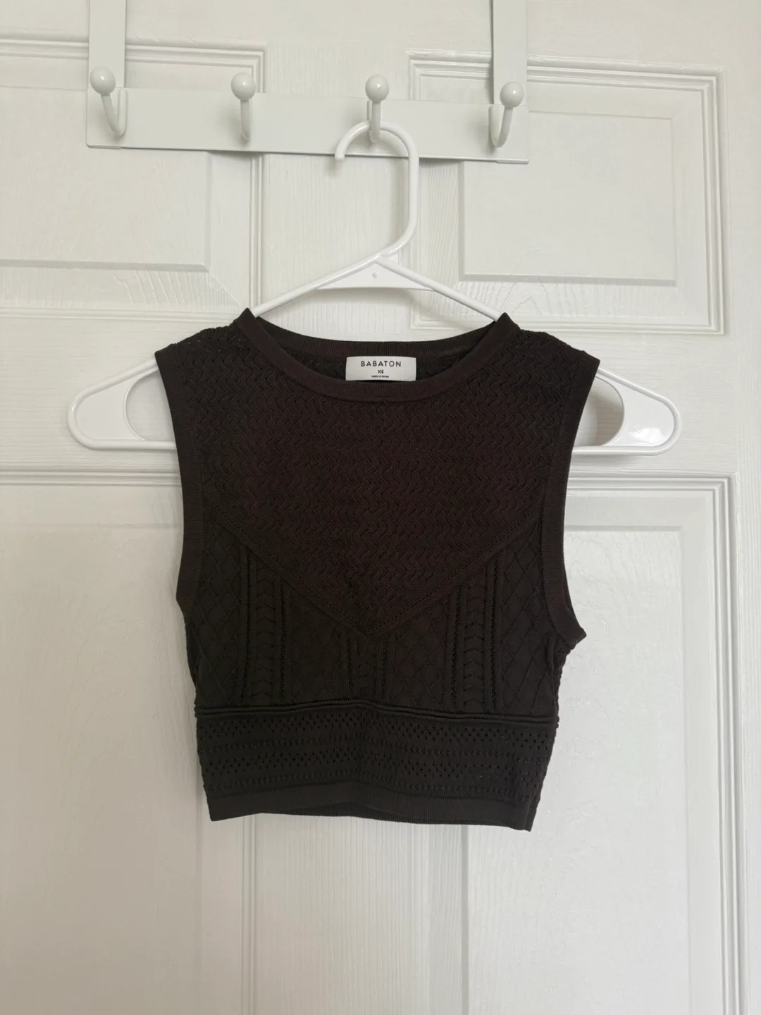 Babaton Brown Knit Top thumbnail