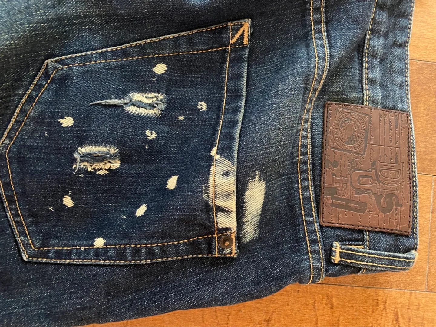 Dsquared2 Distressed Denim Jeans image indicator(5)