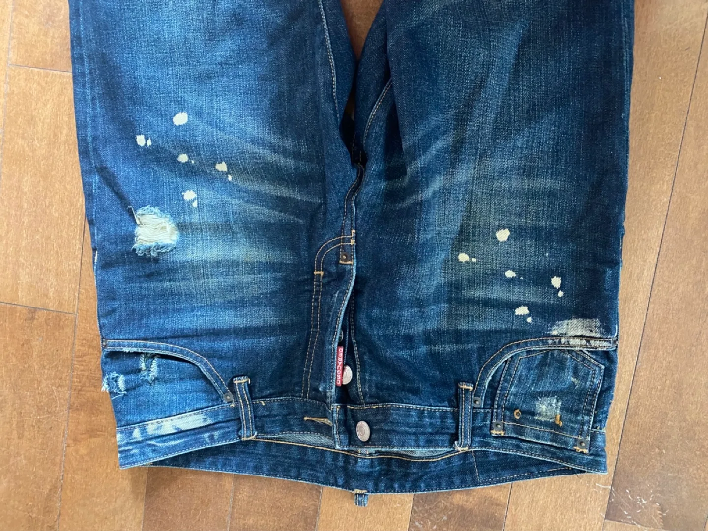 Dsquared2 Distressed Denim Jeans image indicator(3)