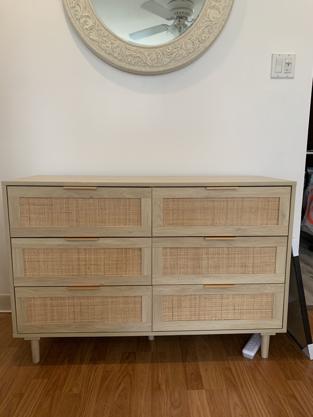 Angel Sar Rattan 6-Drawer Dresser - photo 2