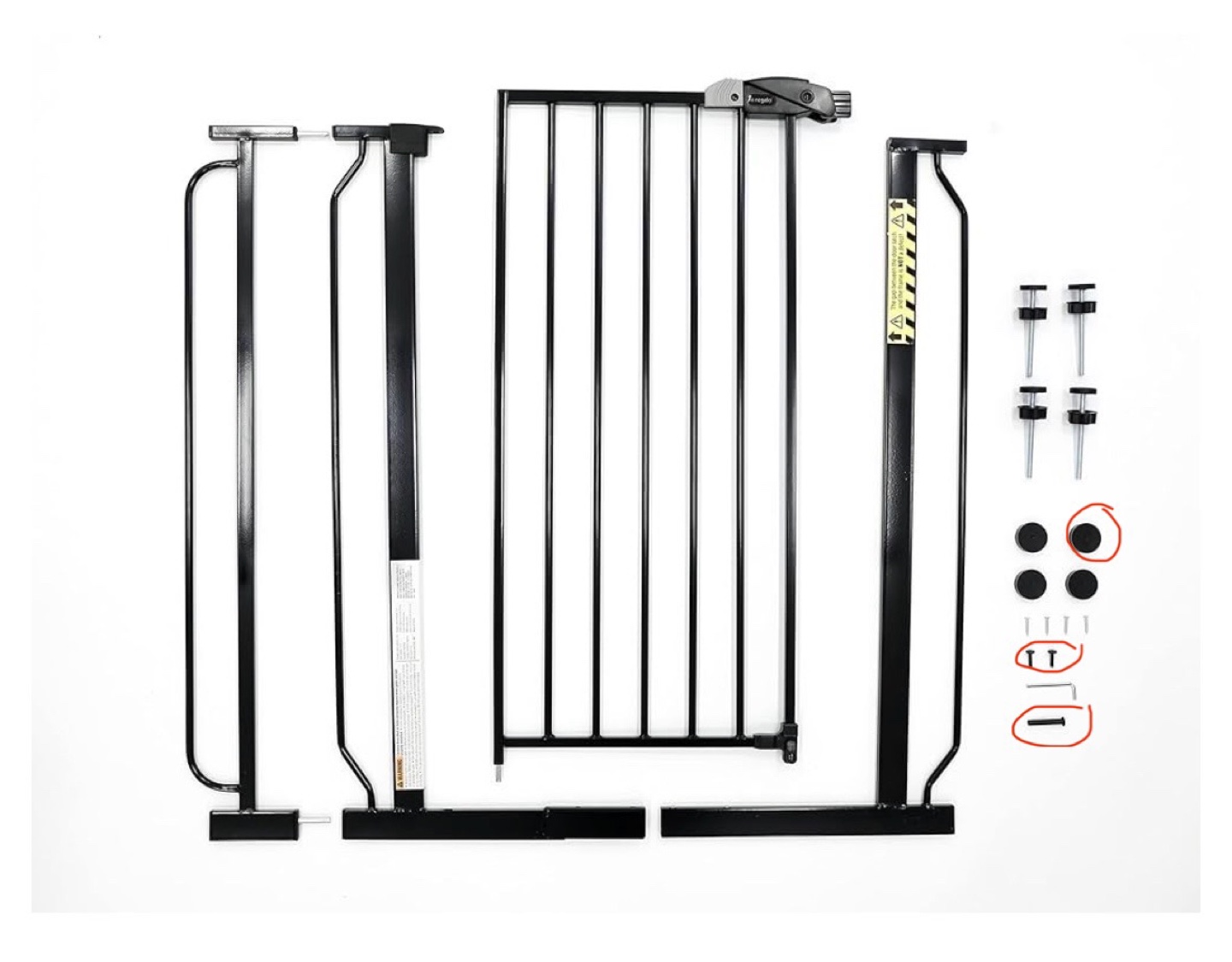 Pet/Baby Safety Gate with extension - Black - photo 2