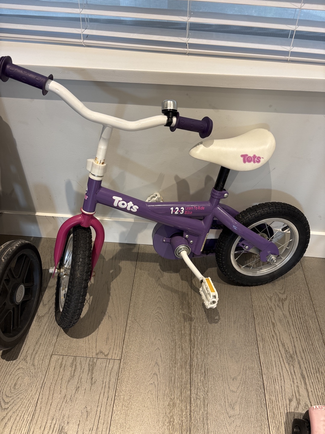 Tots 123 Learn to Ride Balance Bike - Purple