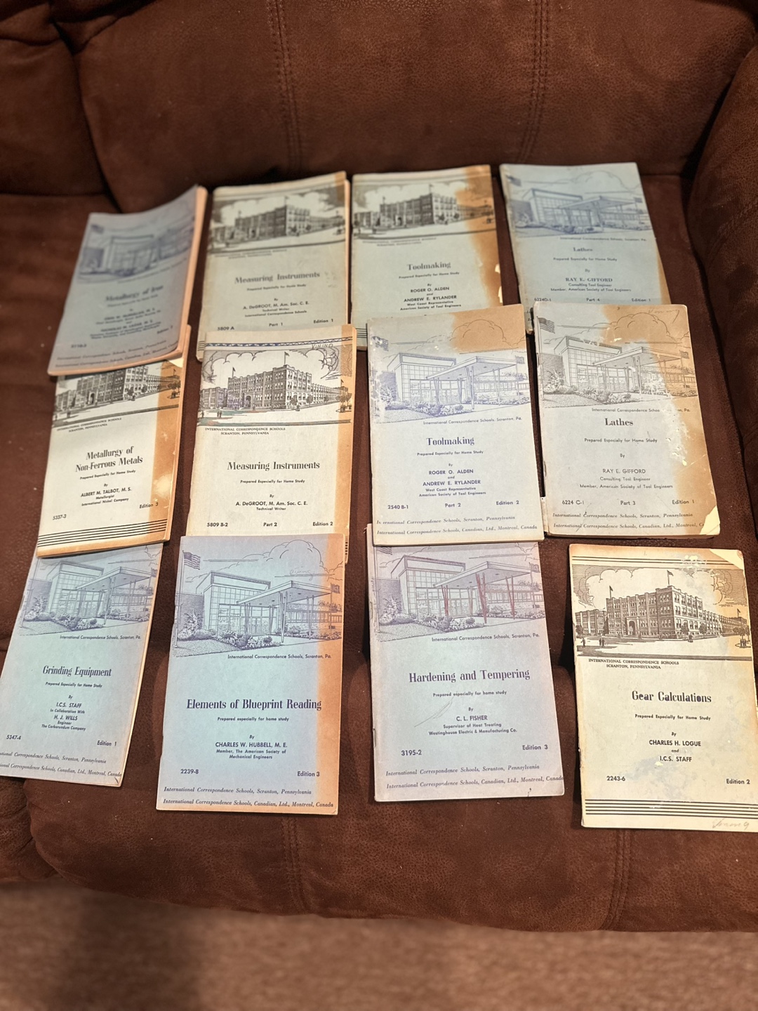 Vintage Industrial Correspondence School Manuals