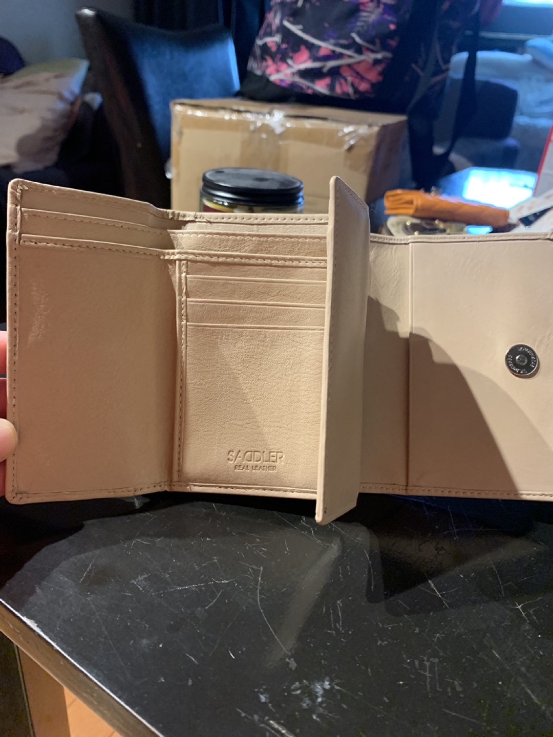Saddler Real Leather Trifold Wallet - photo 2