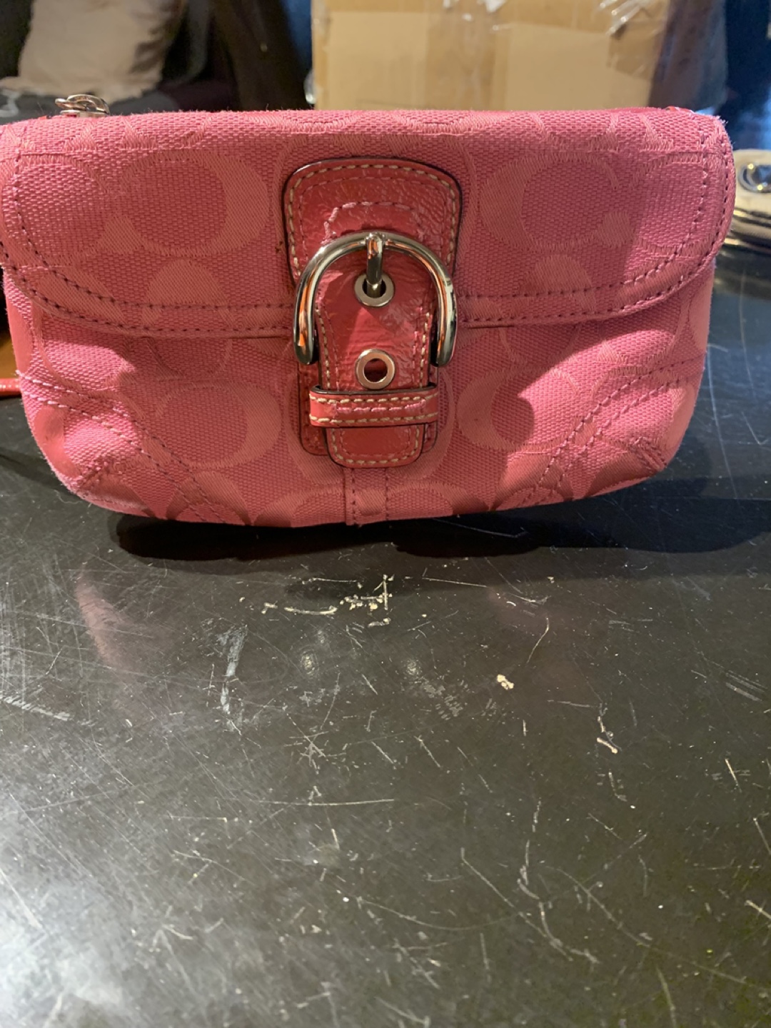 Coach Pink Wristlet