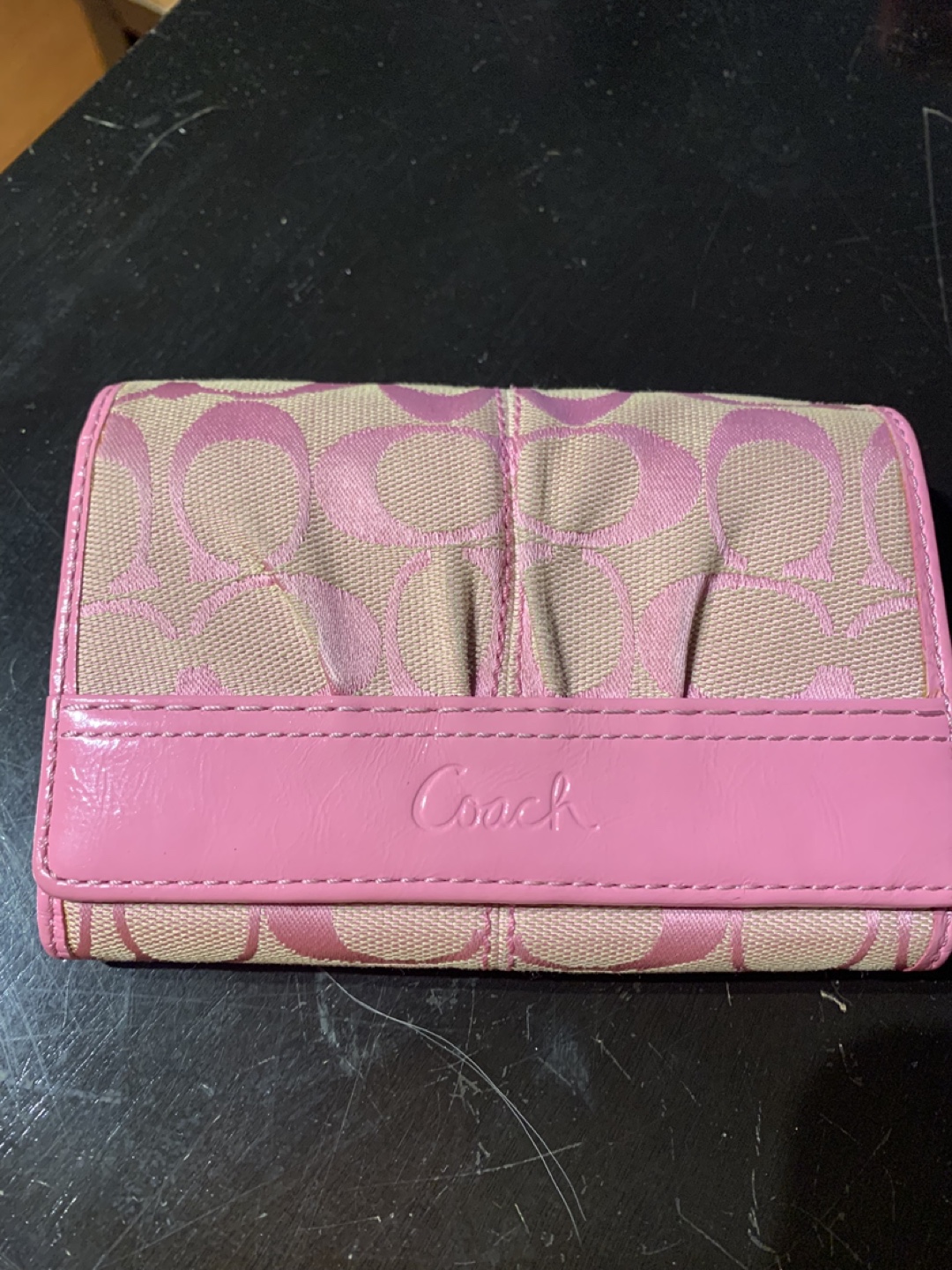 Coach Pink Bi-Fold Wallet
