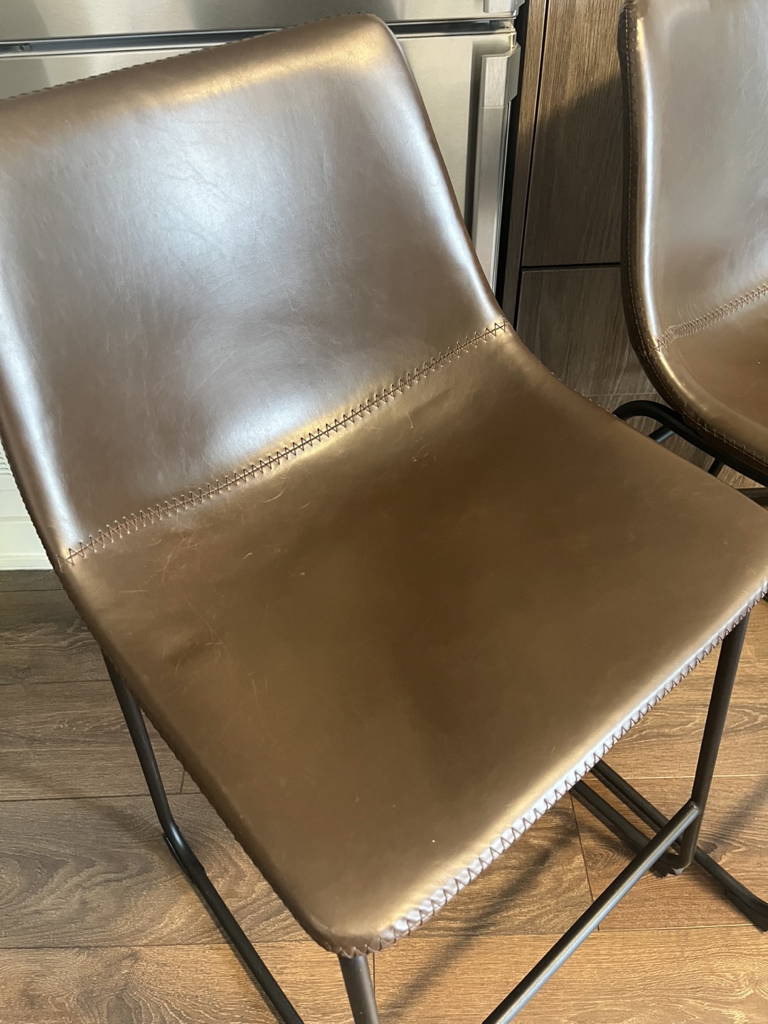 Pair of Brown  Bar Stools - photo 2