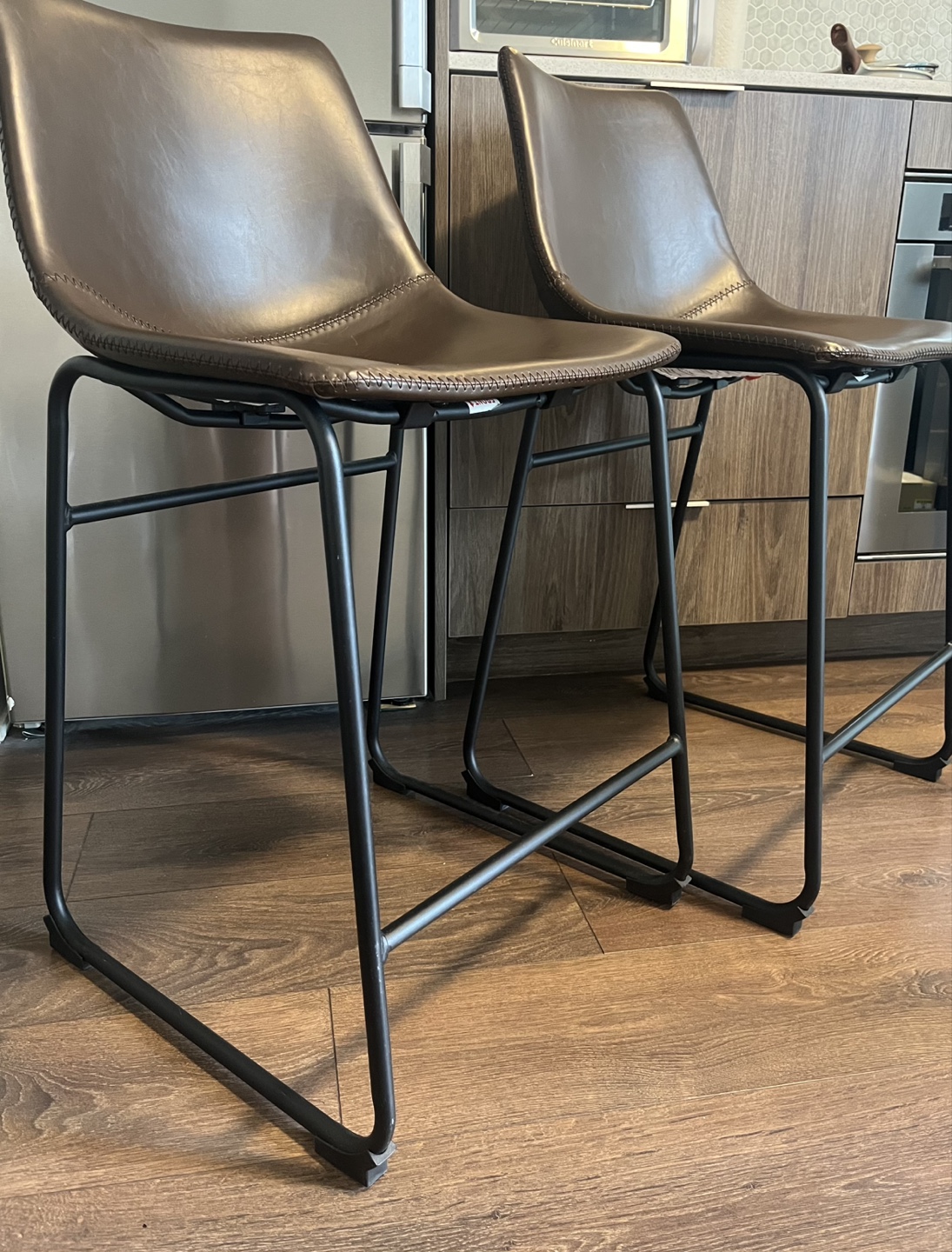 Pair of Brown  Bar Stools