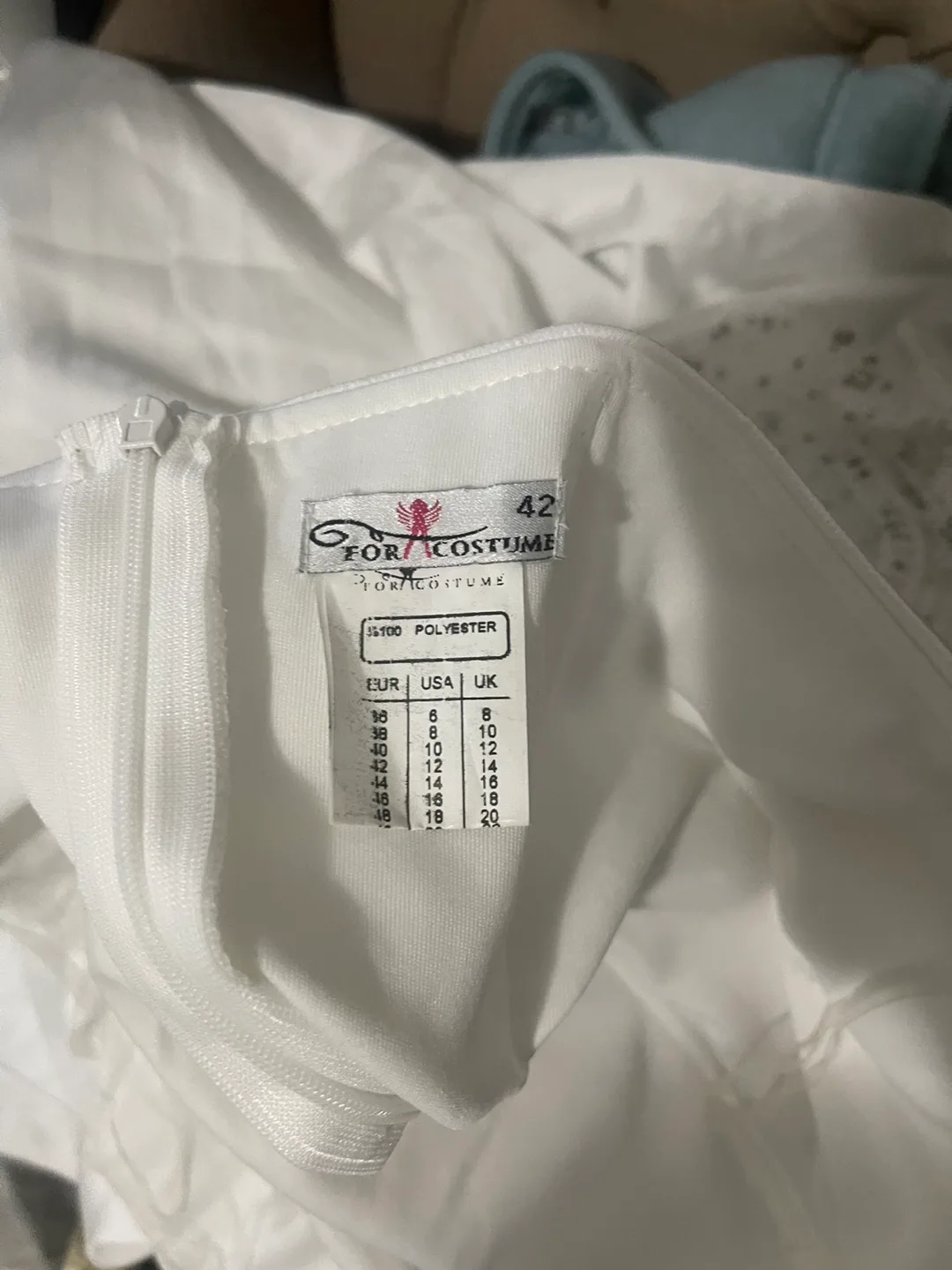 White Beaded Strapless Maxi Dress thumbnail