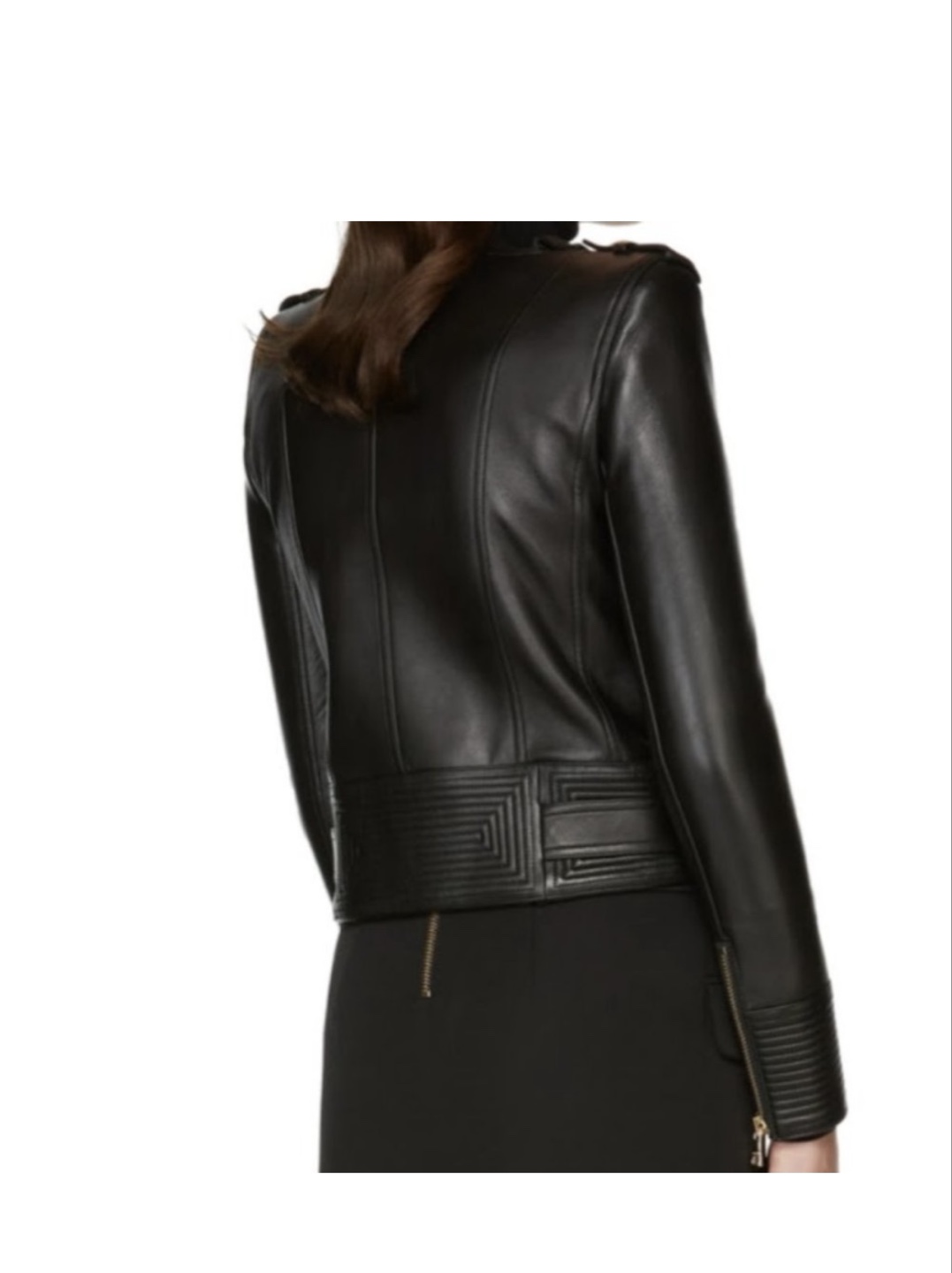 BALMAIN LAMB SKIN LEATHER JACKET - photo 3