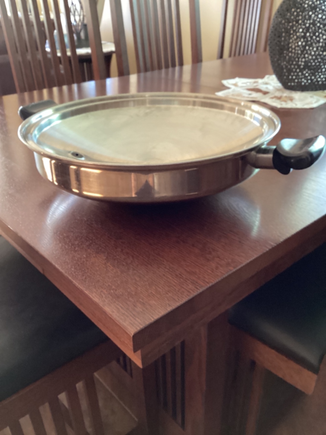 Stainless Steel Wok with Lid