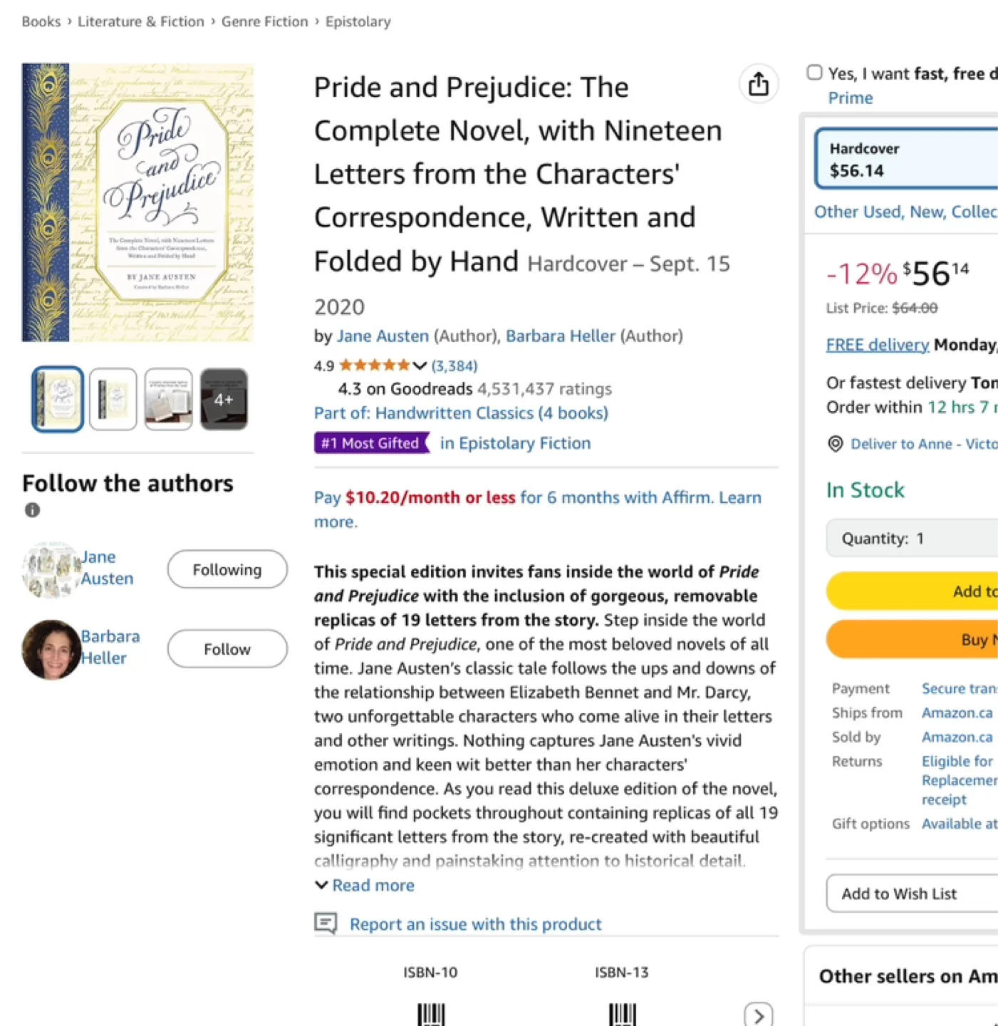 Pride and Prejudice: The Complete Novel with Nineteen Letters image indicator(5)