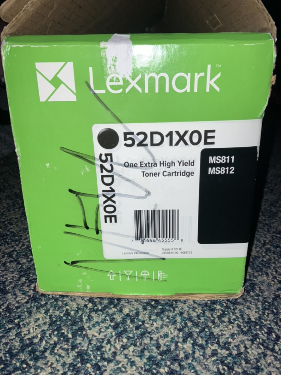 Lexmar Extra High Yield Toner Cartridge (52D1XOE) - photo 3