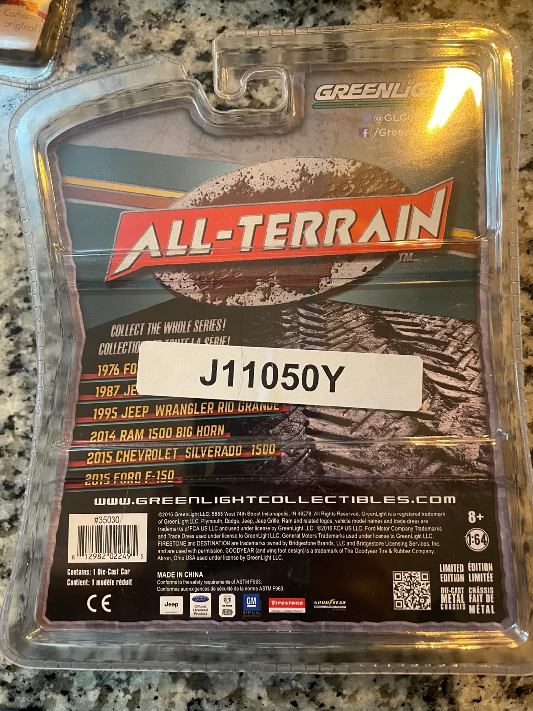 Greenlight 1995 Jeep Wrangler Rio Grande image indicator(2)