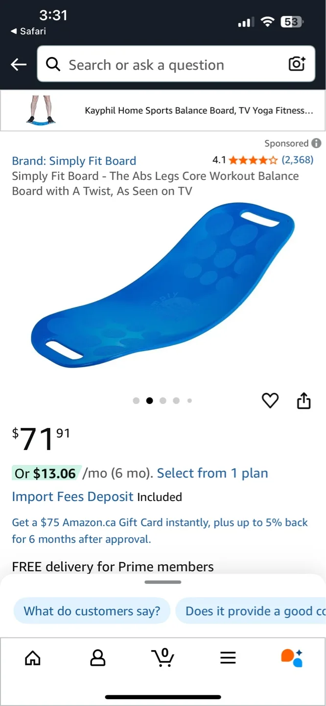 Simply Fit Board for workouts thumbnail