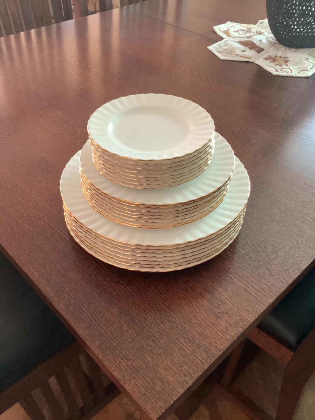 Royal Albert Val D'Or Bone China Dinner Plates