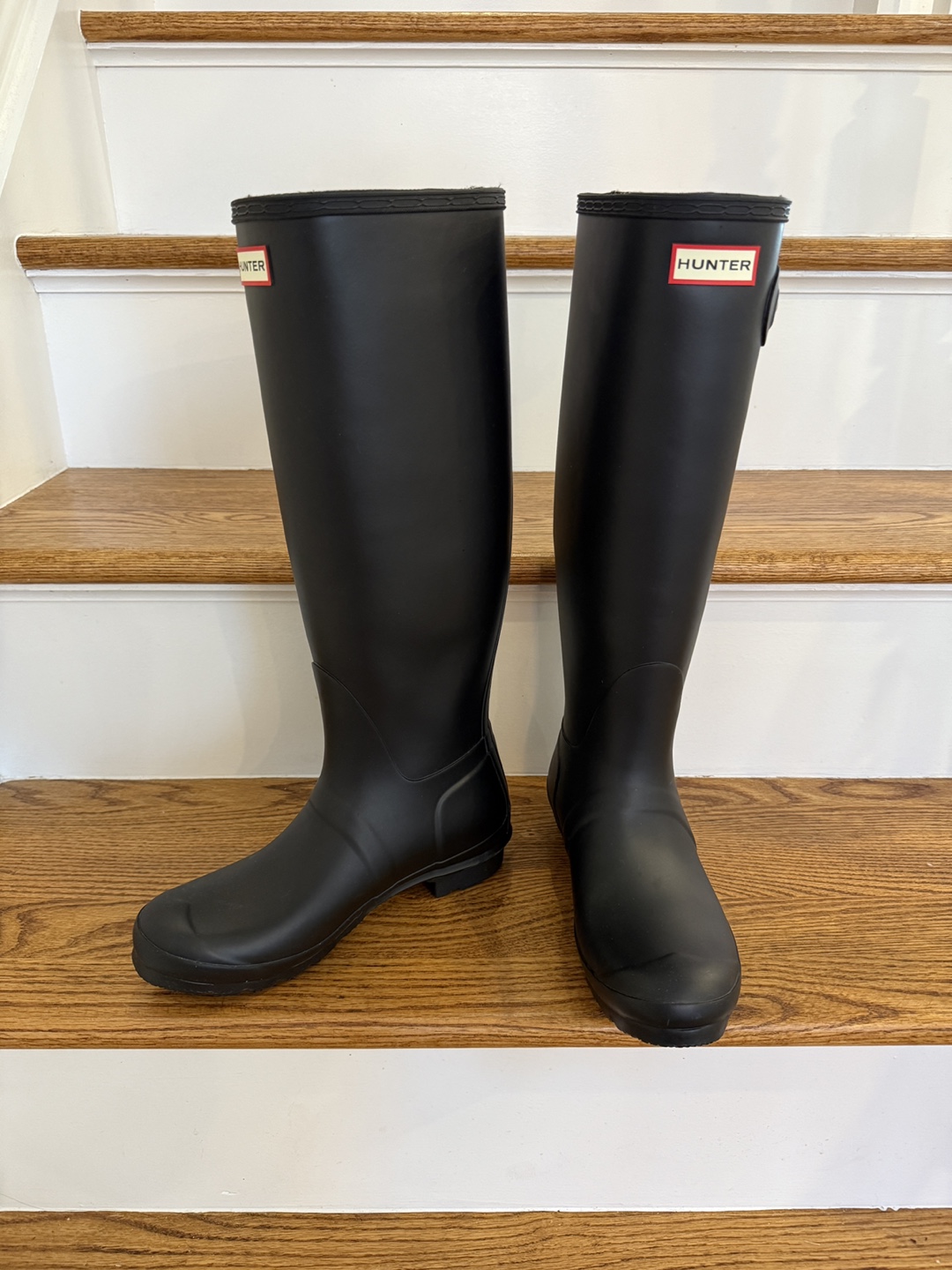Like new - Hunter Original Tall Rain Boots - Women US 8 - photo 2