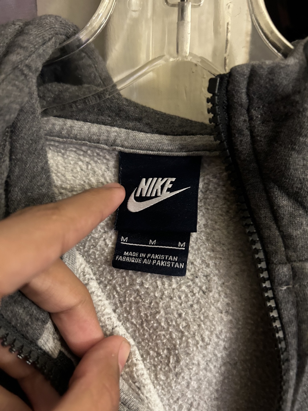 Men's Nike Zip-Up Hoodie - Size Medium - photo 2