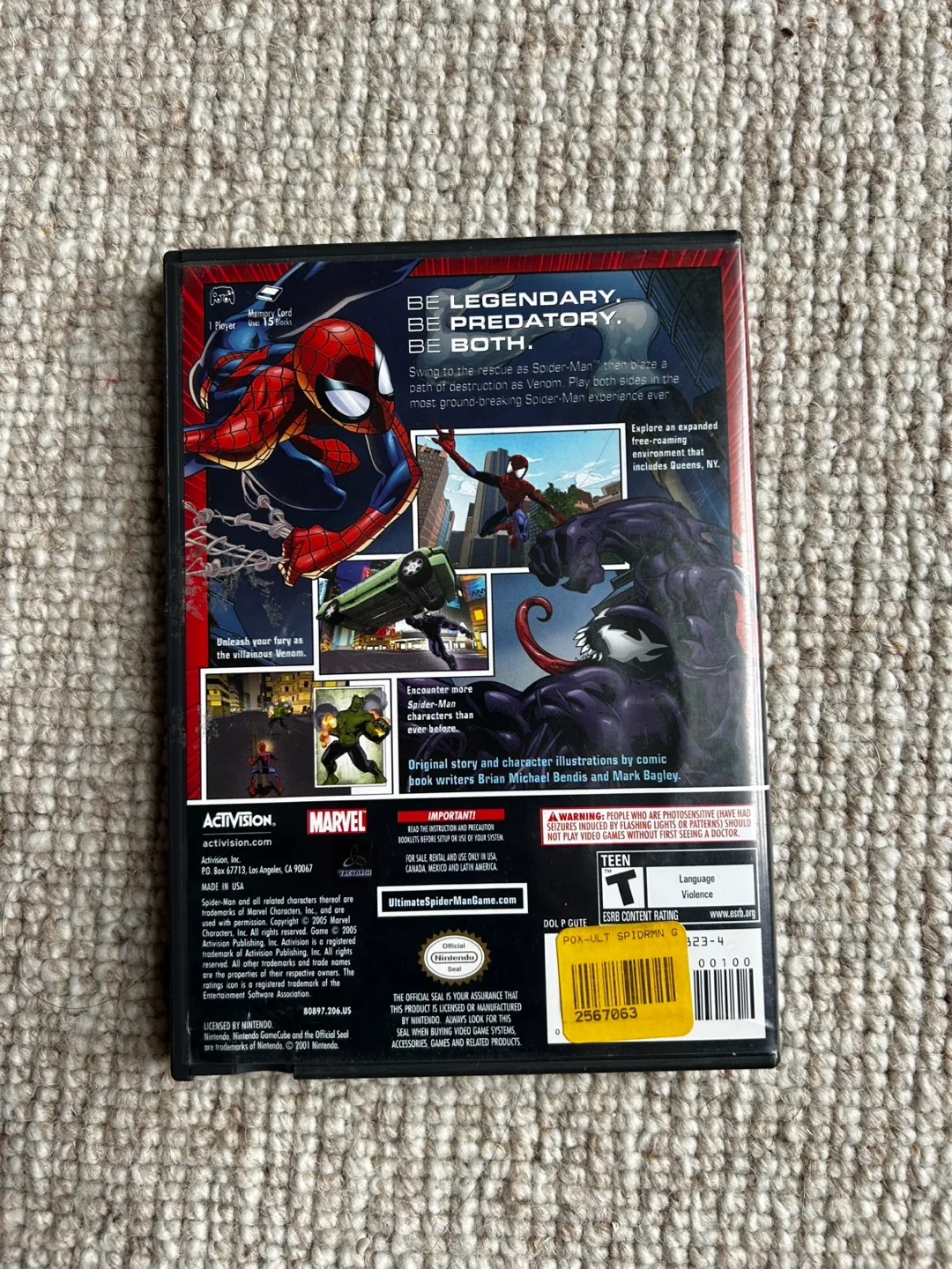 Ultimate Spider-Man GameCube Game image indicator(2)