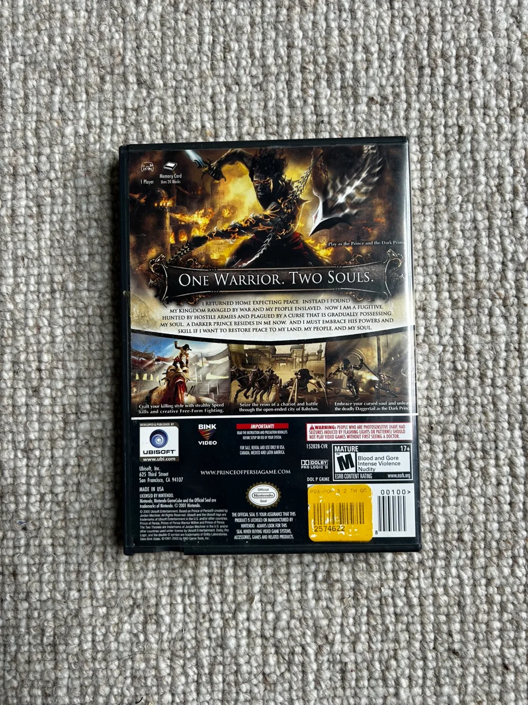 Prince of Persia: The Two Thrones - Nintendo GameCube image indicator(2)