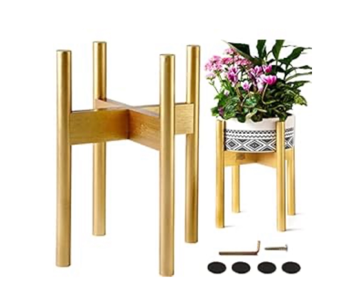 Mid-Century Modern Plant Stand - Two Heights