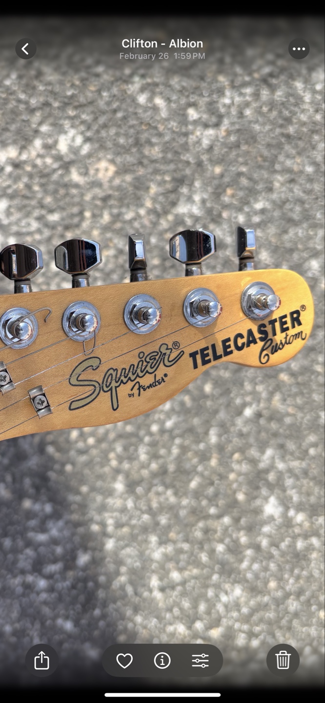 Squier by Fender Telecaster Custom Electric Guitar - photo 2